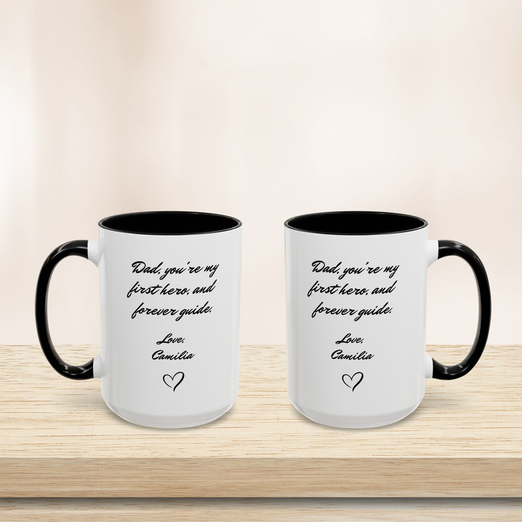 Personalized Father's Day Custom Name Heartfelt Dad Gift Mug