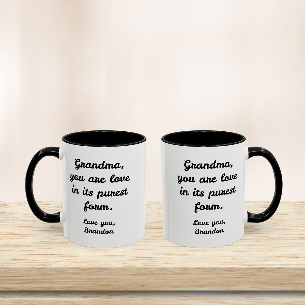 Personalized Heartfelt Grandma Gift Mug