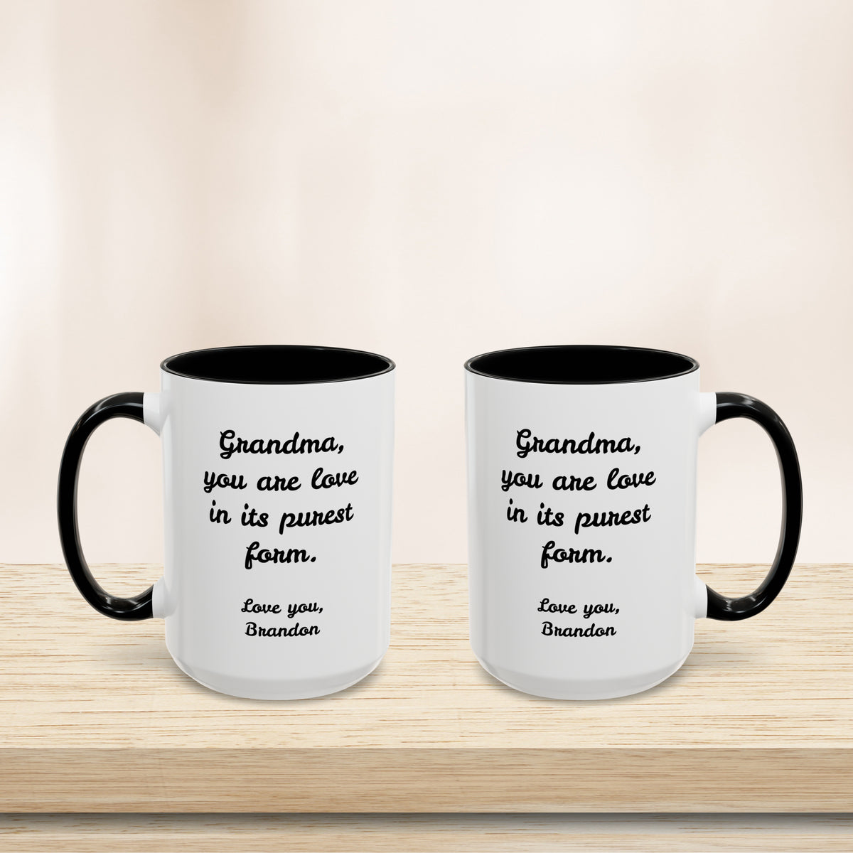 Personalized Heartfelt Grandma Gift Mug