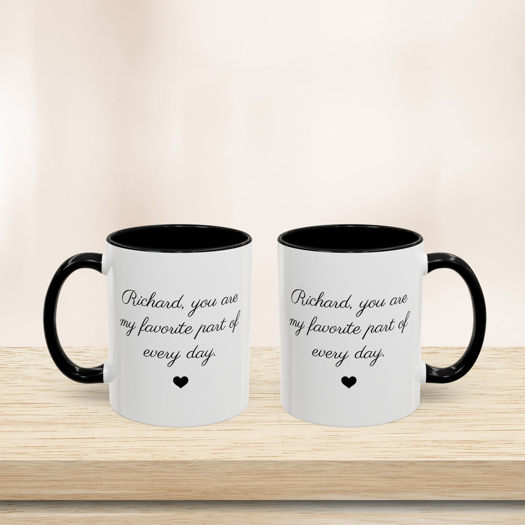 Personalized Couples Custom Name Heartfelt Romantic Gift Mug