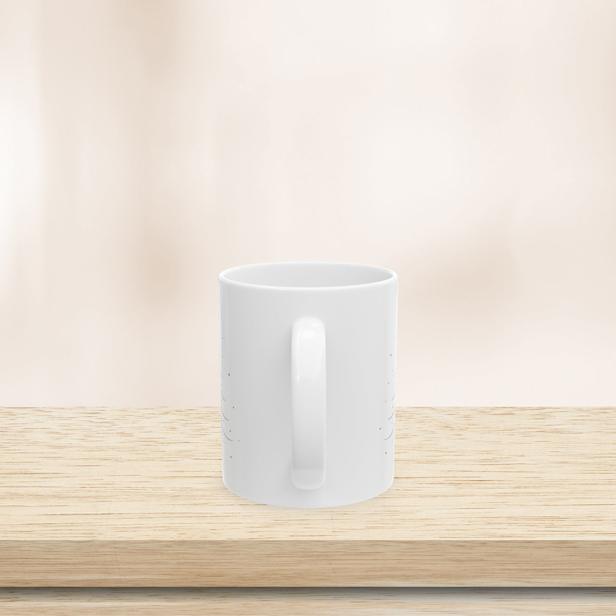 Minimalist Christmas Tree Elegant Holiday Winter Ceramic Mug