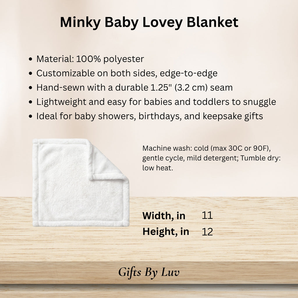 Personalized Name Watercolor Dinosaur Baby Blanket