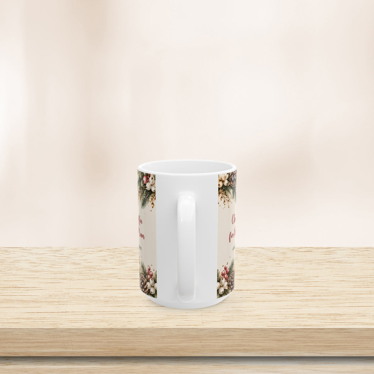 Personalized Christmas Mom Mug Custom Kids Names Holiday Gift for Mom