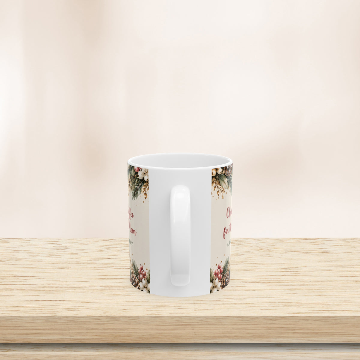 Personalized Christmas Mom Mug Custom Kids Names Holiday Gift for Mom