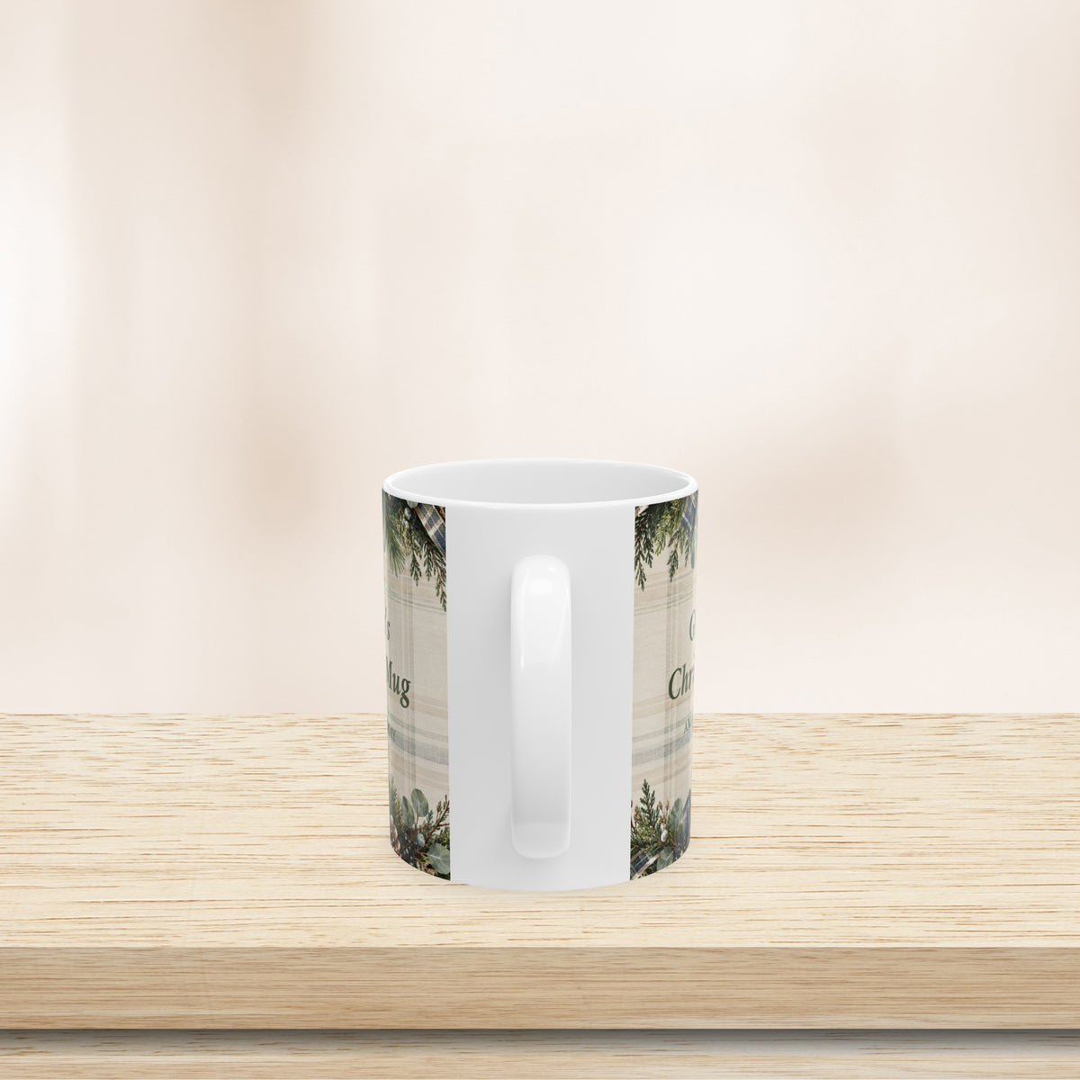 Personalized Grandpa Christmas Mug Custom Grandkids Names Holiday Gift