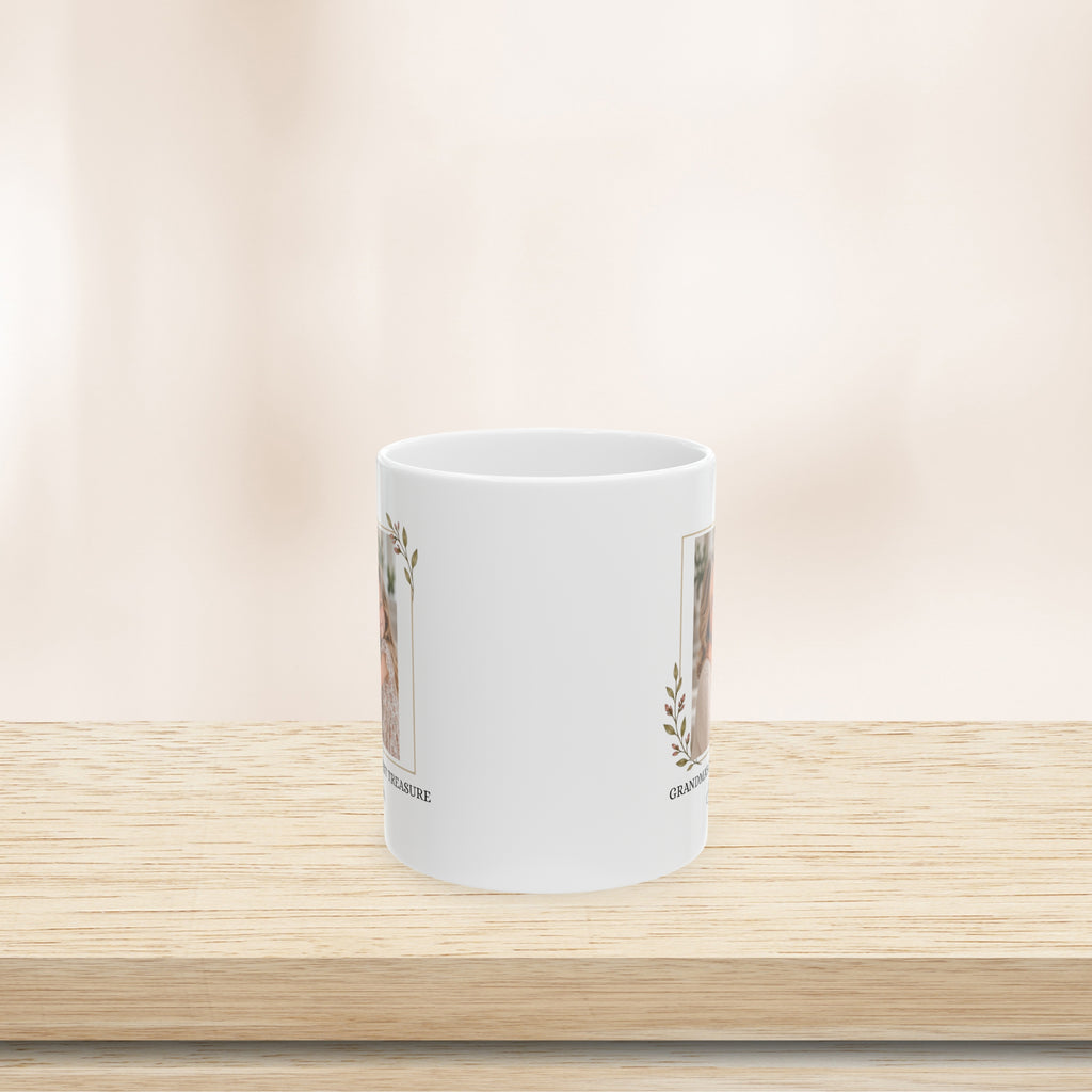 Personalized Grandma Photo Mug Custom Granddaughter Name Grandchild Gift