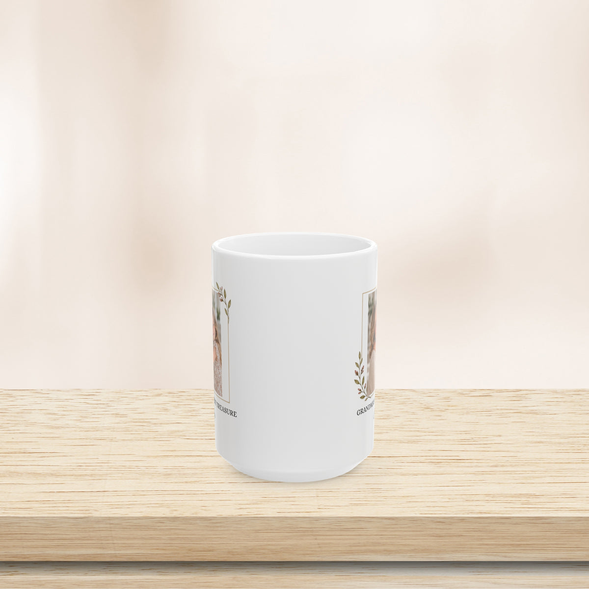 Personalized Grandma Photo Mug Custom Granddaughter Name Grandchild Gift