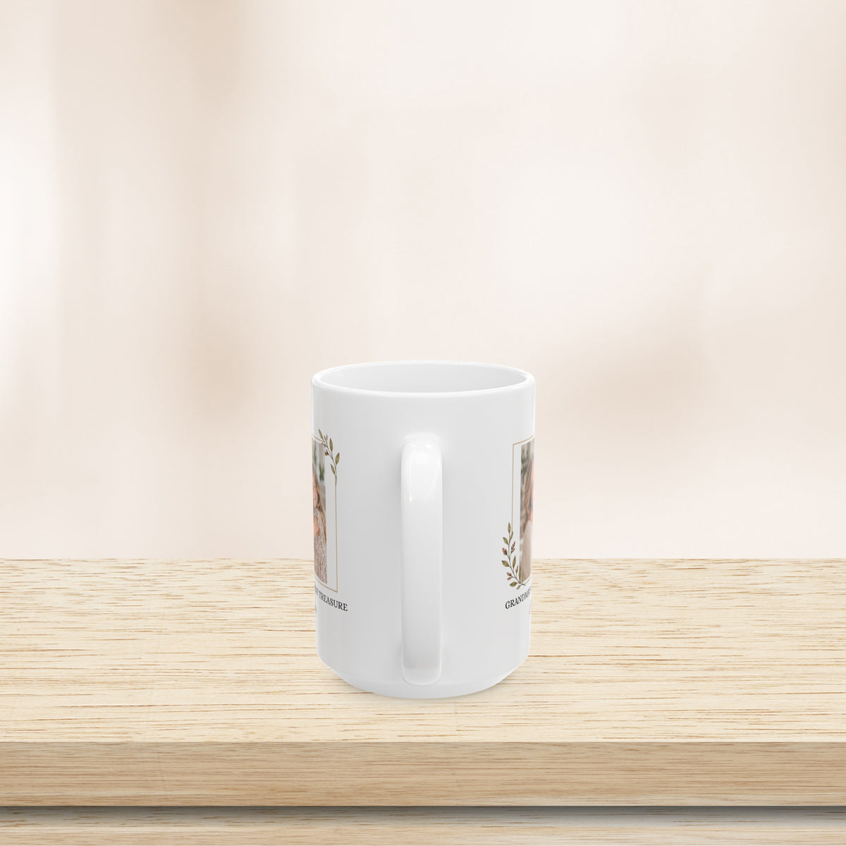 Personalized Grandma Photo Mug Custom Granddaughter Name Grandchild Gift