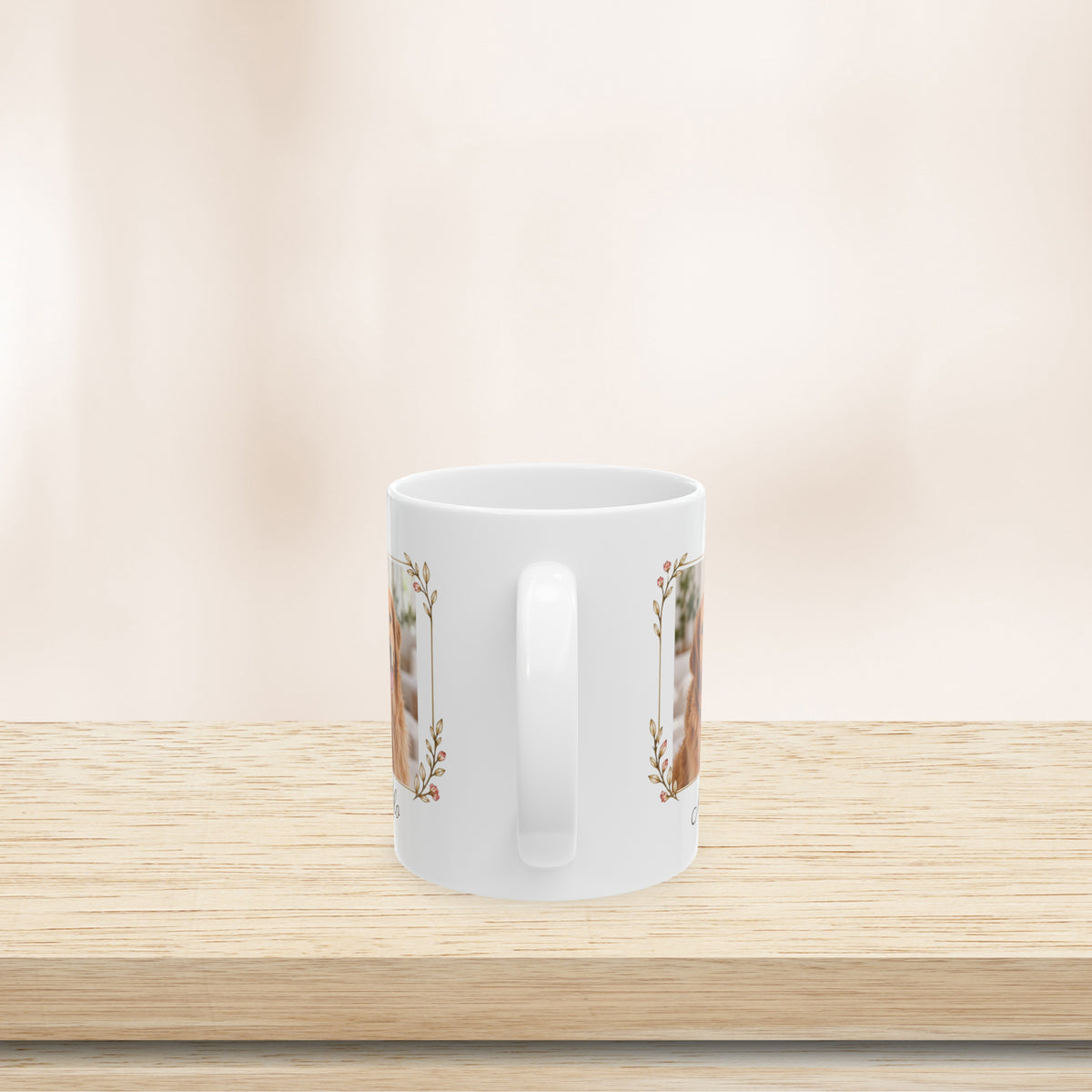 Personalized Pet Photo Mug Custom Dog or Cat Pet Lover Gift