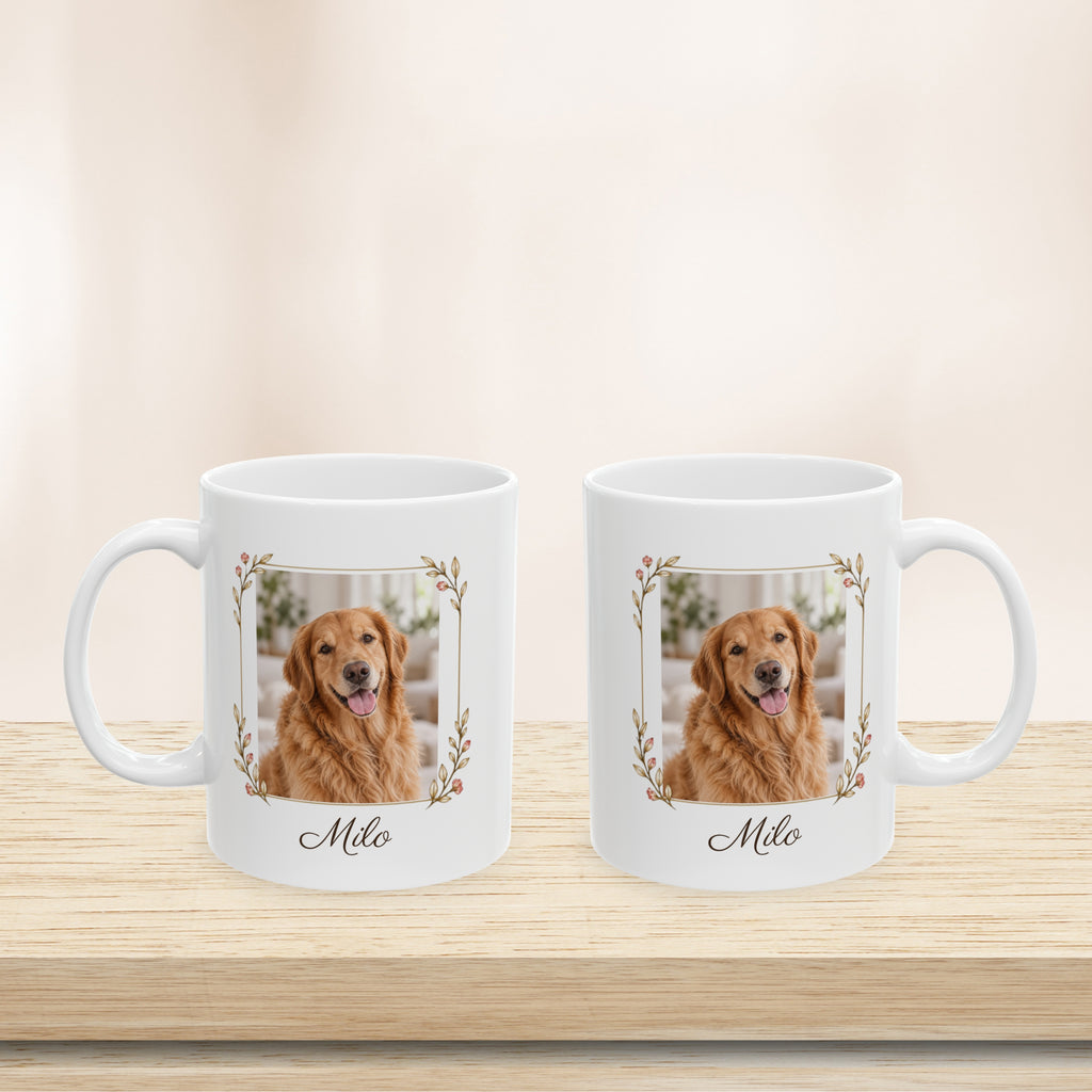 Personalized Pet Photo Mug Custom Dog or Cat Pet Lover Gift