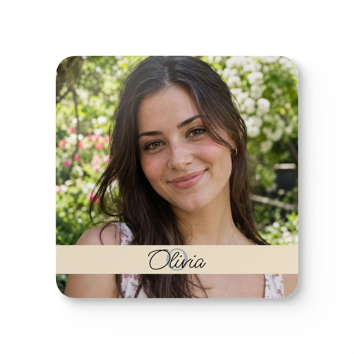 Custom Photo Coasters Set of 4 Personalized Cork Coasters