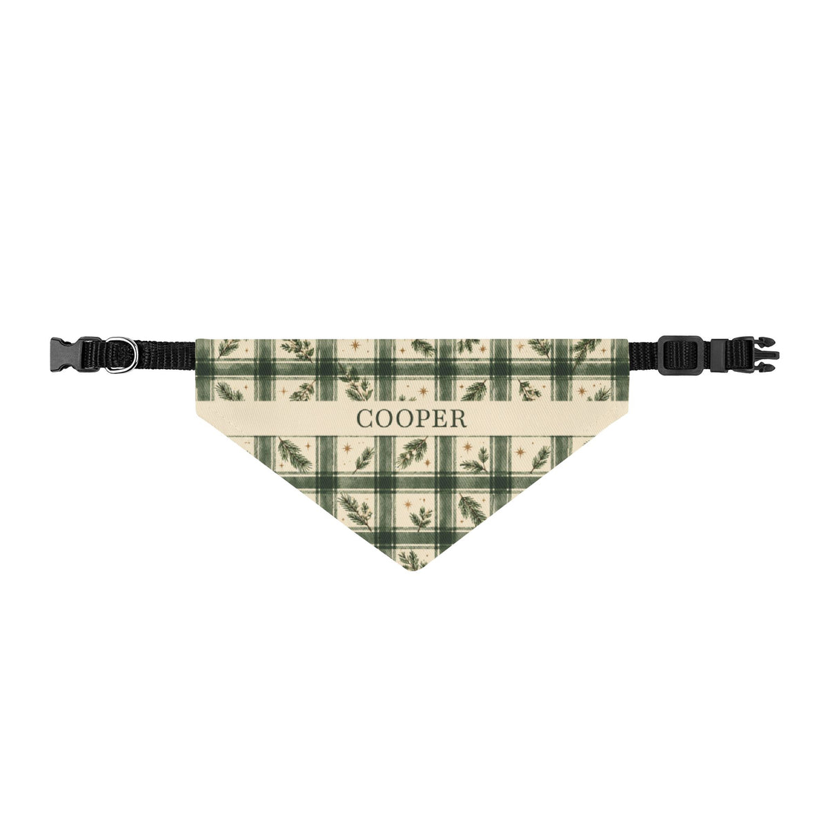Personalized Christmas Dog Bandana with Name