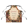 Grandparent Christmas Apron with Family Name