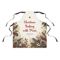 Mom Christmas Apron with Custom Name