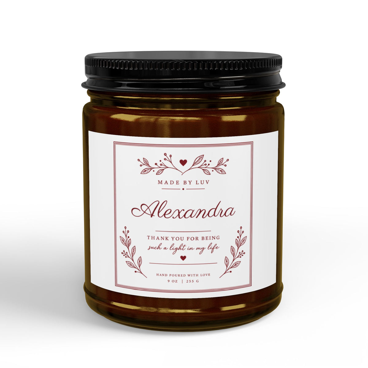 Personalized Thank You Candle with Name – view 18