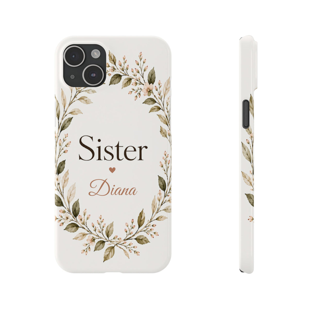 Personalized Sister Phone Case, Floral – view 10