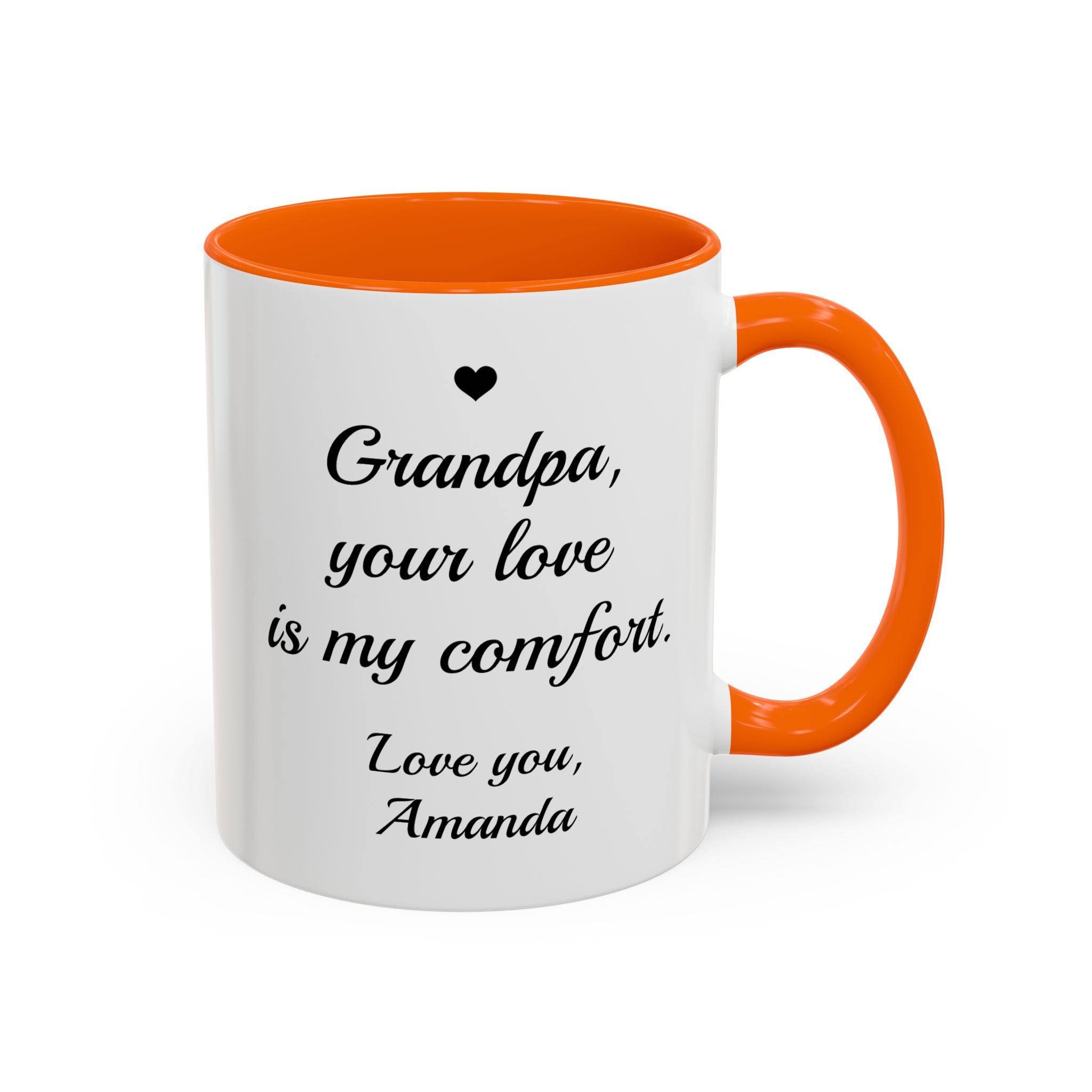 Personalized Grandpa Heartfelt Gift Mug