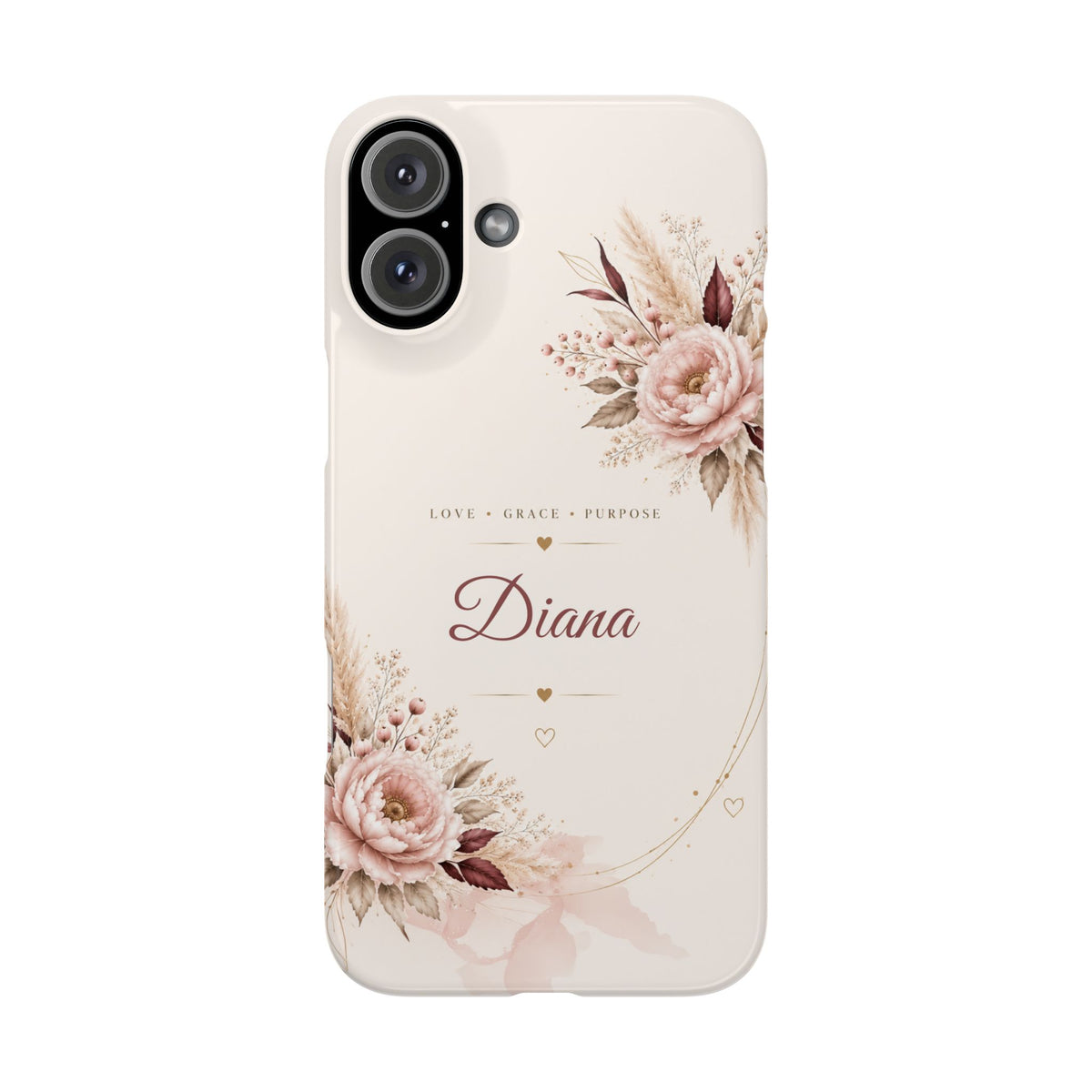 Love Grace Purpose Floral Name Phone Case – view 12
