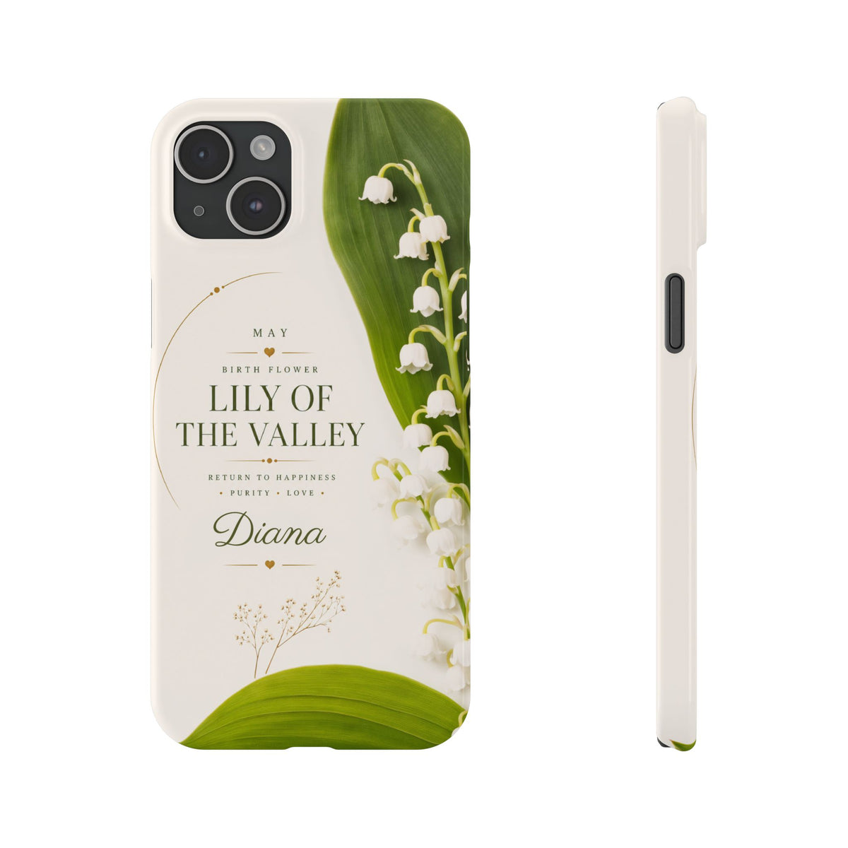 May Birth Flower Phone Case, Lily of Valley – view 10