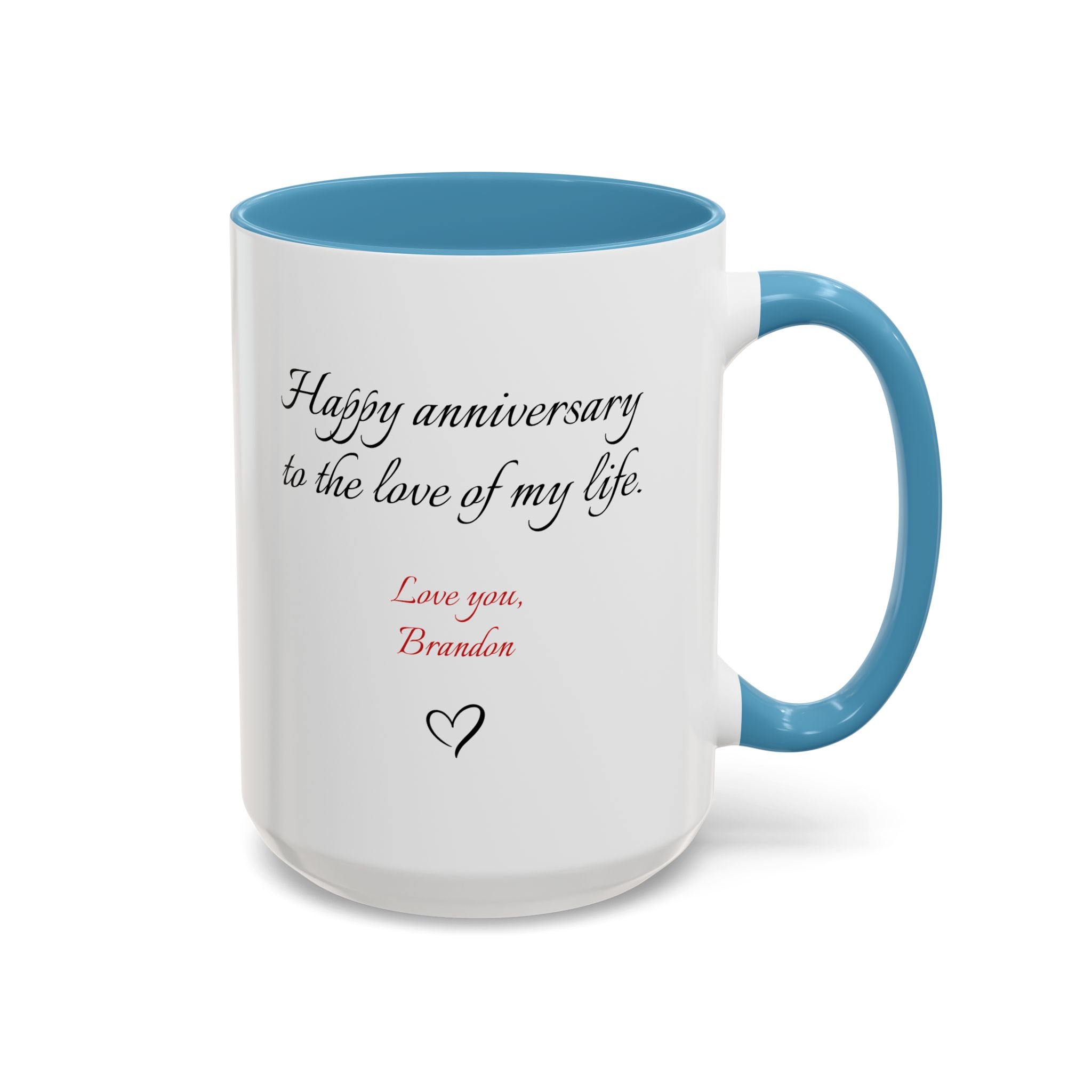 Personalized Anniversary Gift Mug
