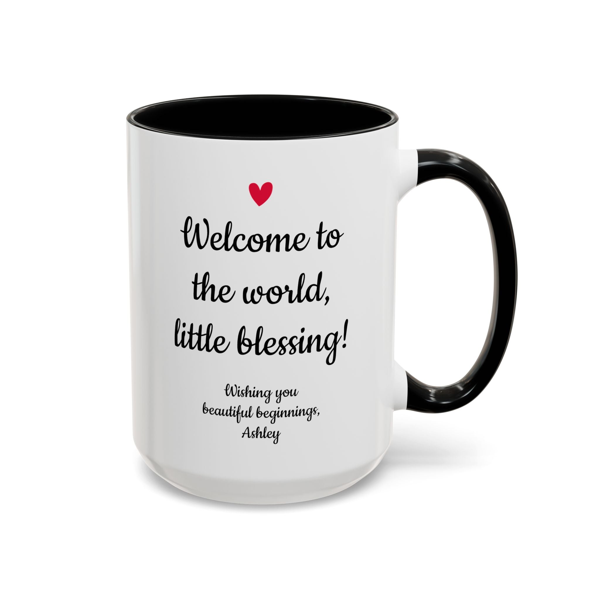 Personalized Newborn Baby Shower Gift Mug