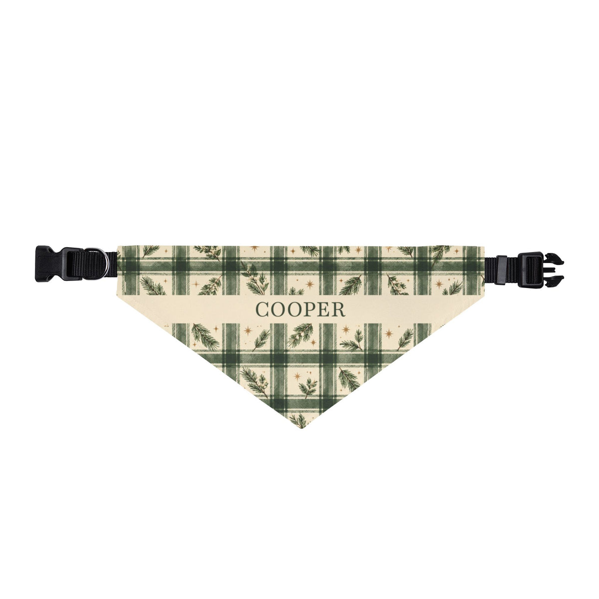 Personalized Christmas Dog Bandana with Name