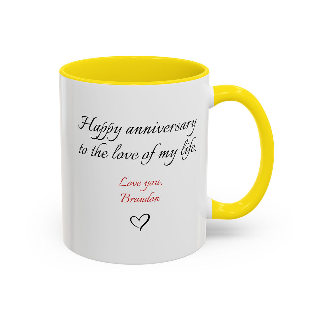 Personalized Anniversary Gift Mug