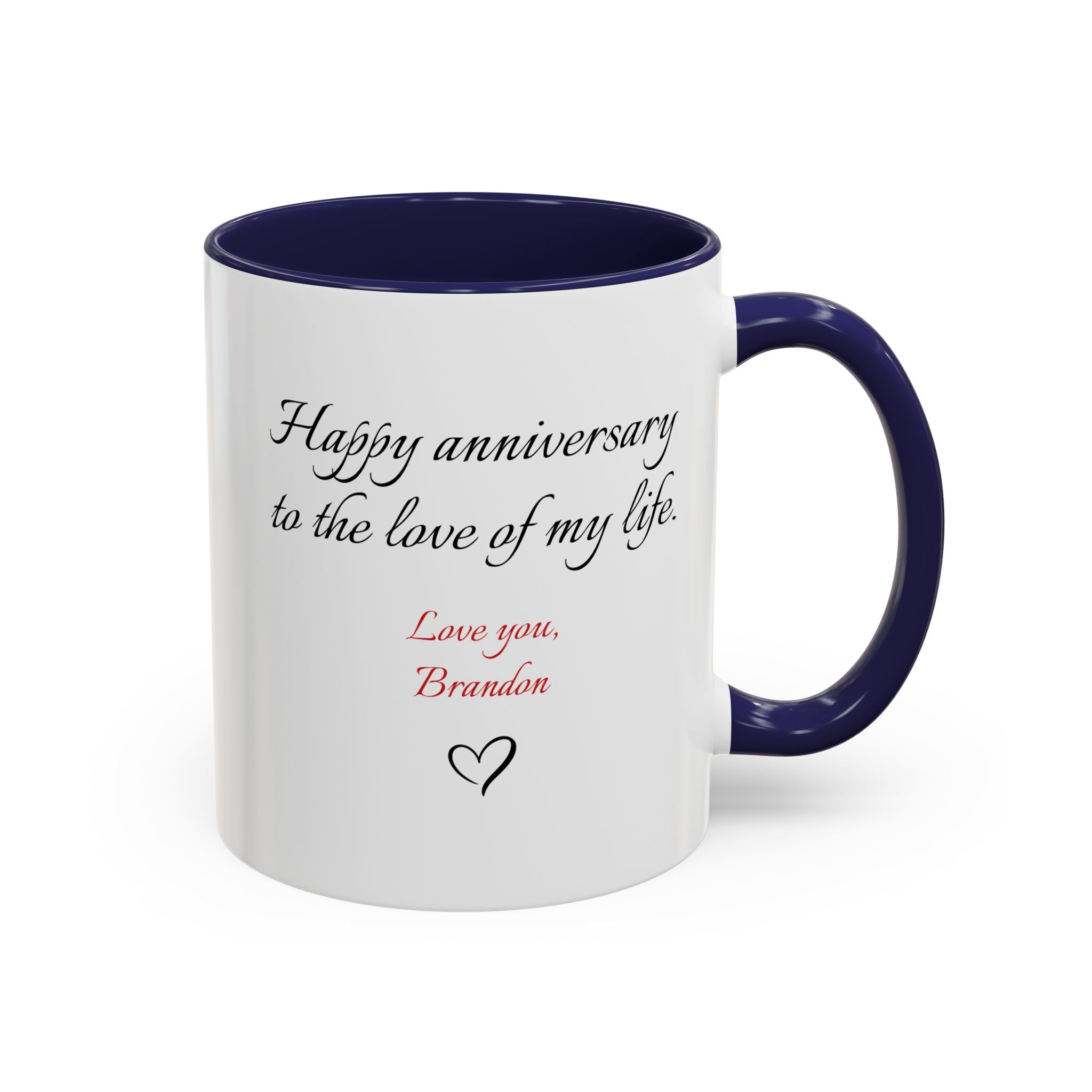 Personalized Anniversary Gift Mug