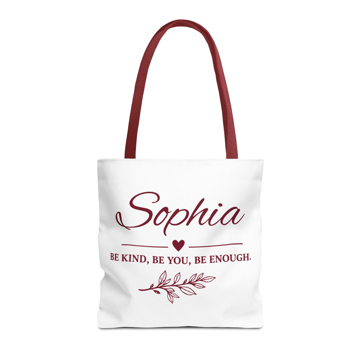 Personalized Name Tote Bag with Quote – view 5