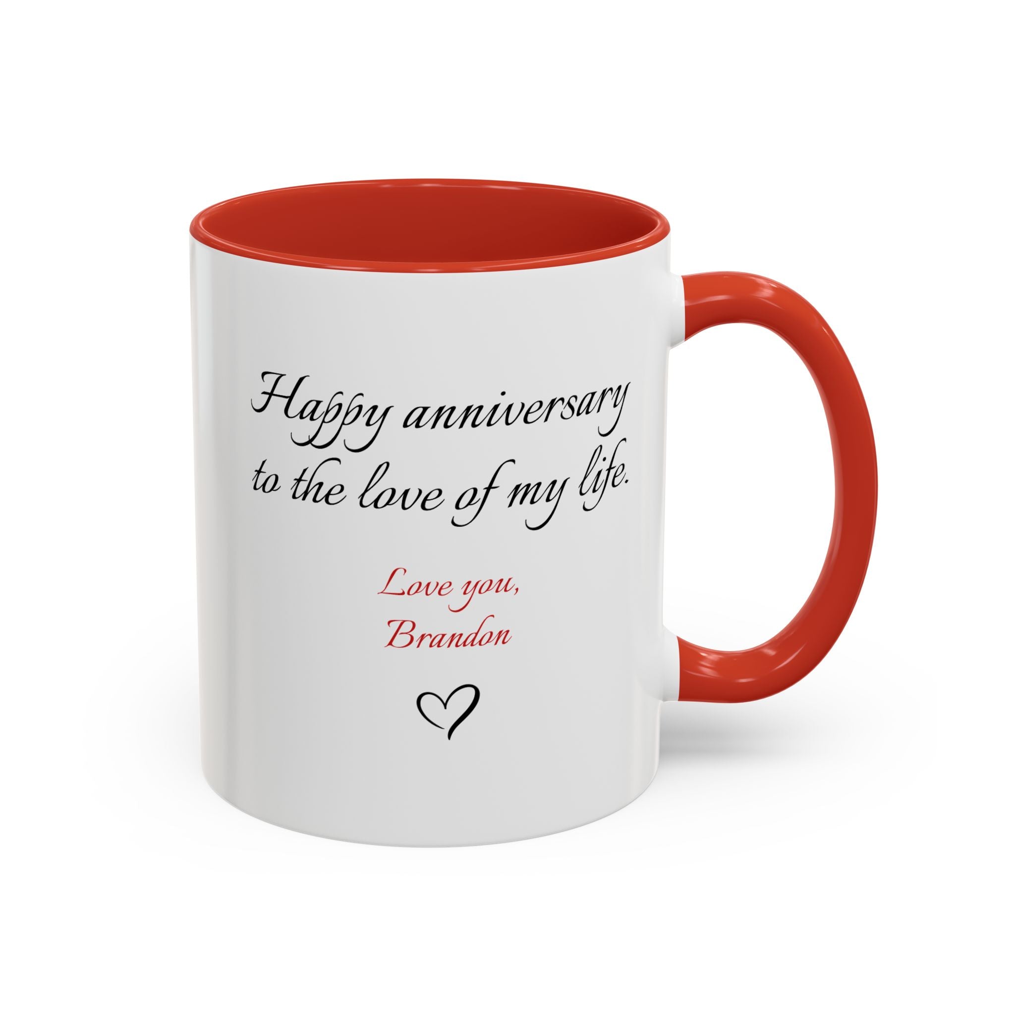 Personalized Anniversary Gift Mug