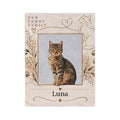 Personalized Cat Photo Blanket Custom Cat Name Cat Lover Keepsake Gift