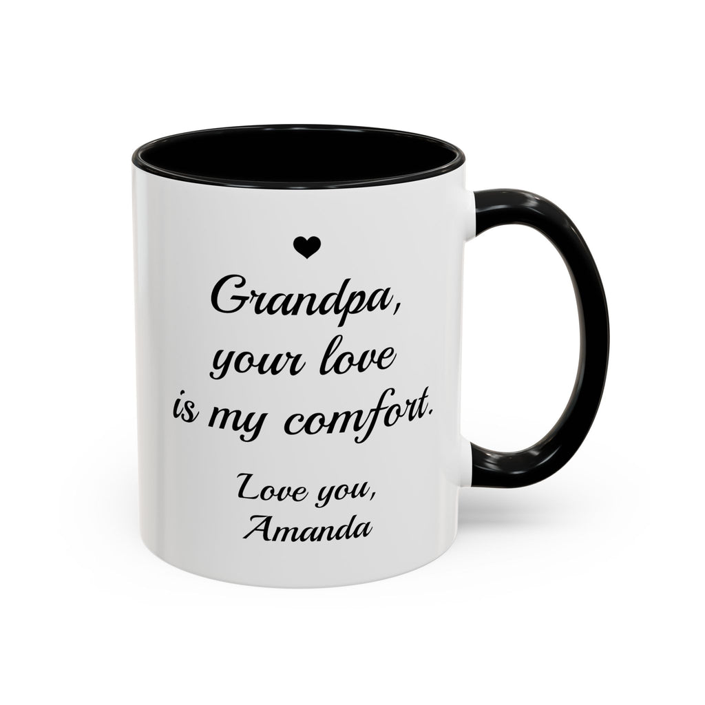 Personalized Grandpa Heartfelt Gift Mug