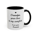 Personalized Grandpa Heartfelt Gift Mug