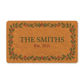 Personalized Doormat with Family Name and Est. Year