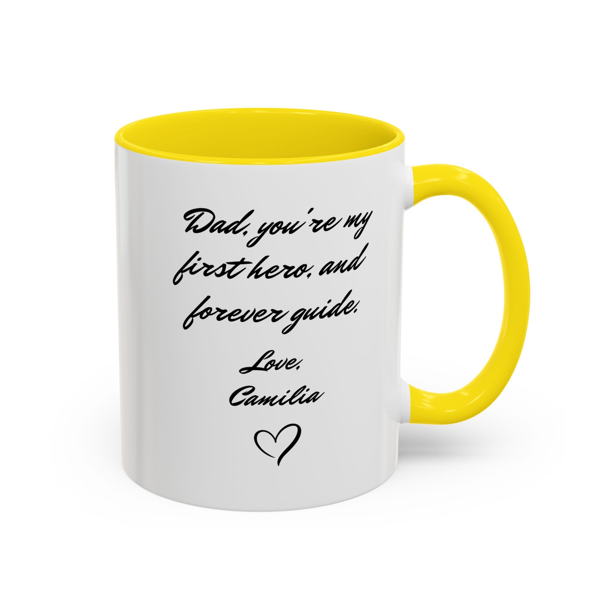 Personalized Father's Day Custom Name Heartfelt Dad Gift Mug