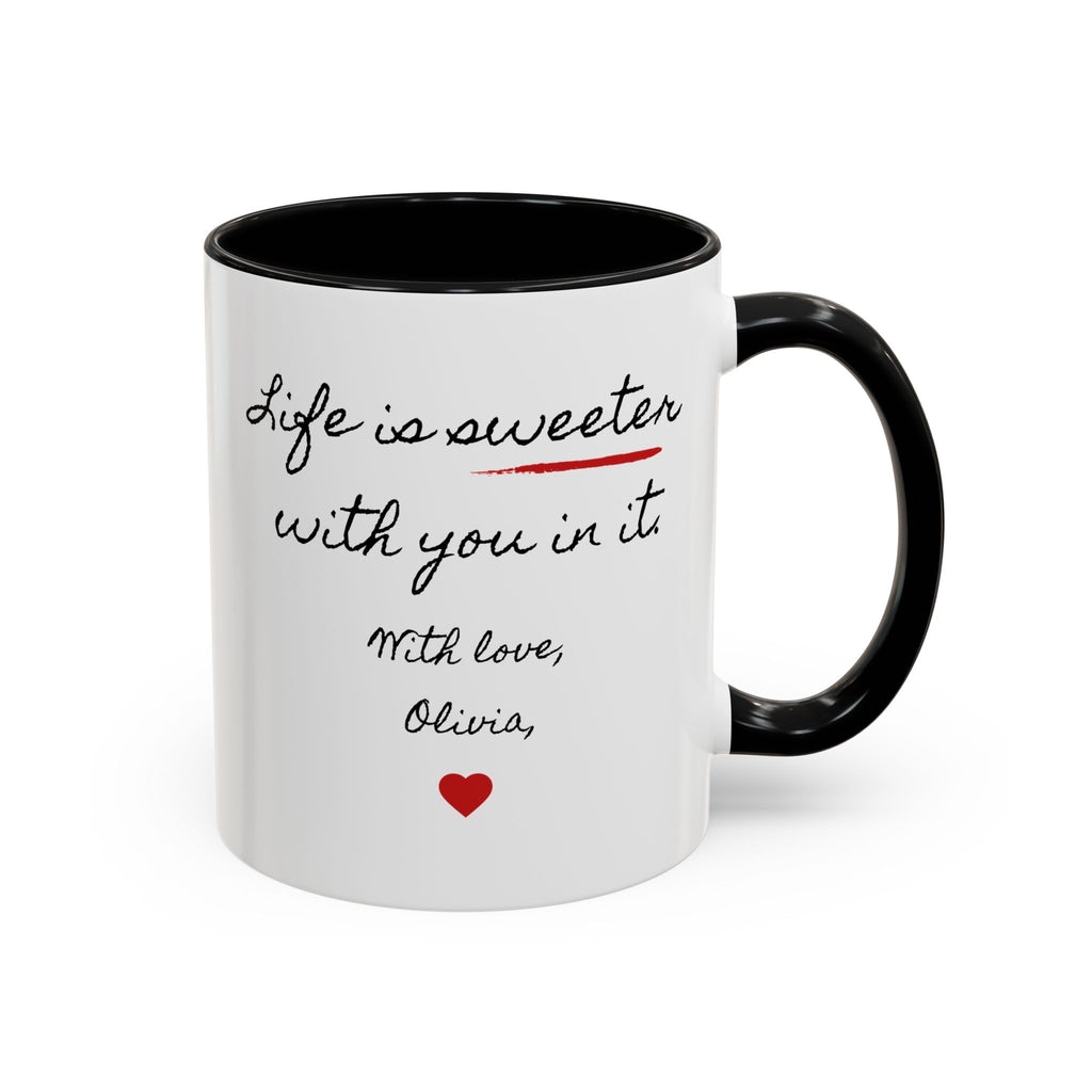 Personalized Gift for Him Romantic Boyfriend Love Gift Mug