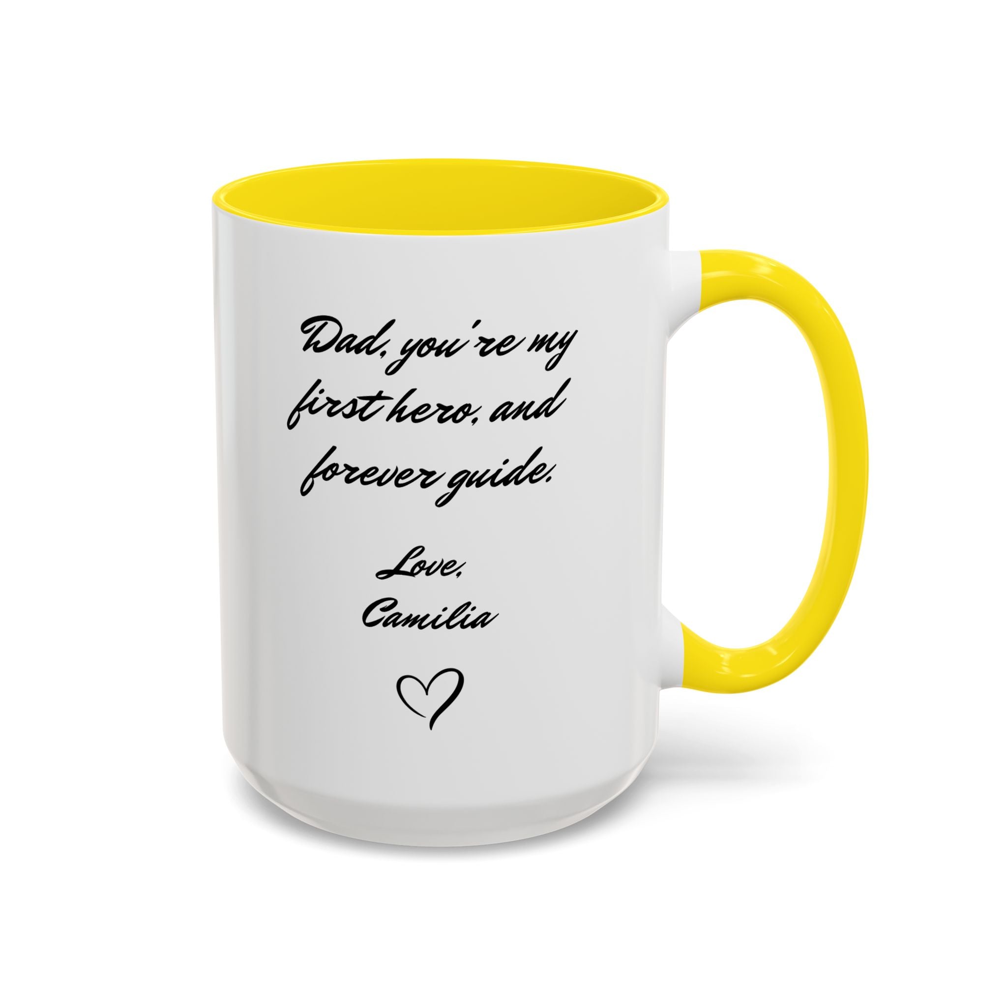 Personalized Father's Day Custom Name Heartfelt Dad Gift Mug