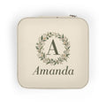 Personalized Jewelry Travel Case with Monogram and Name