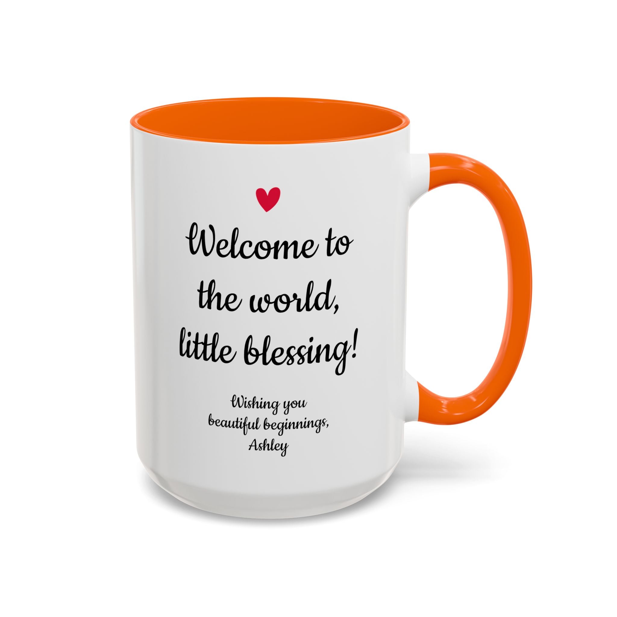 Personalized Newborn Baby Shower Gift Mug