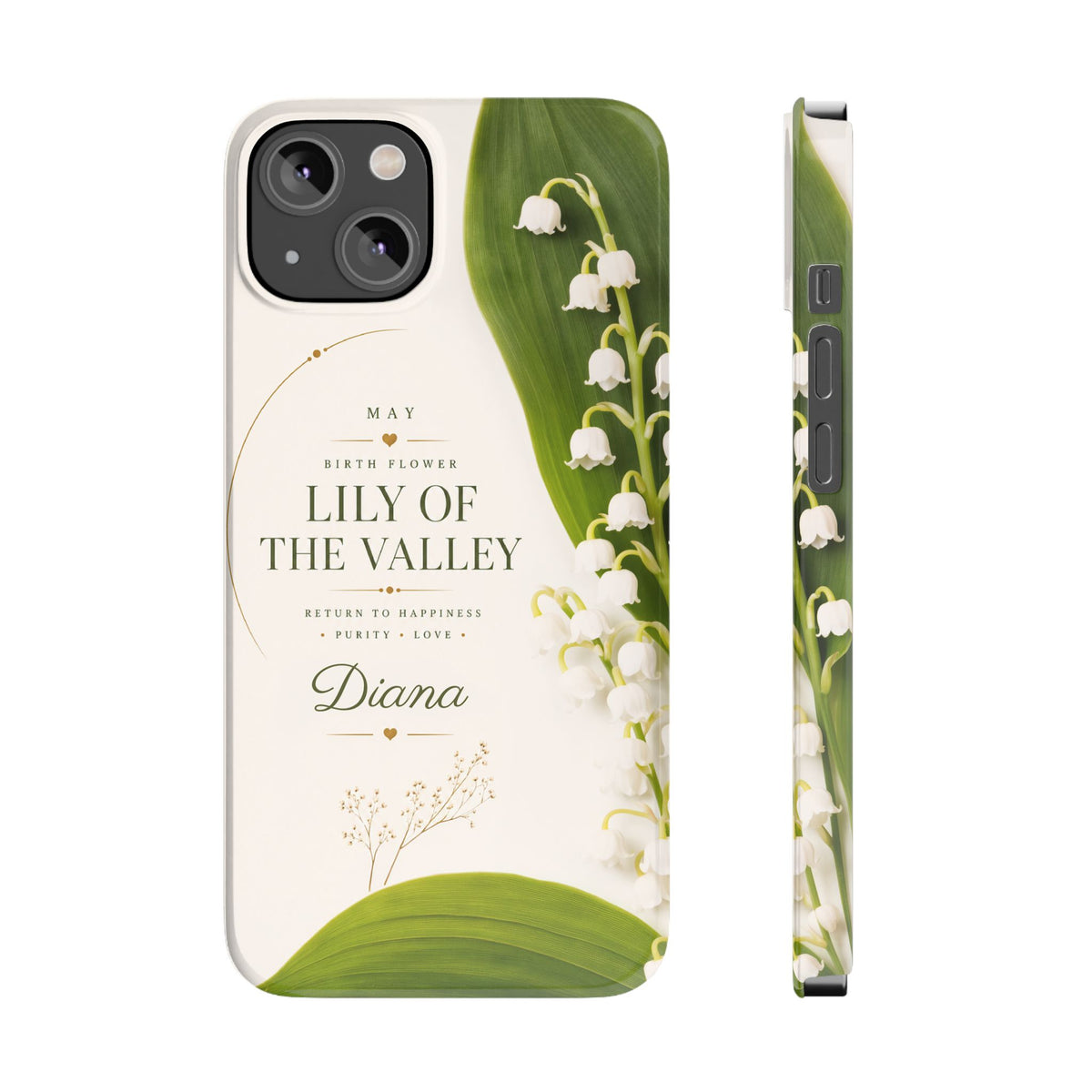 May Birth Flower Phone Case, Lily of Valley – view 6