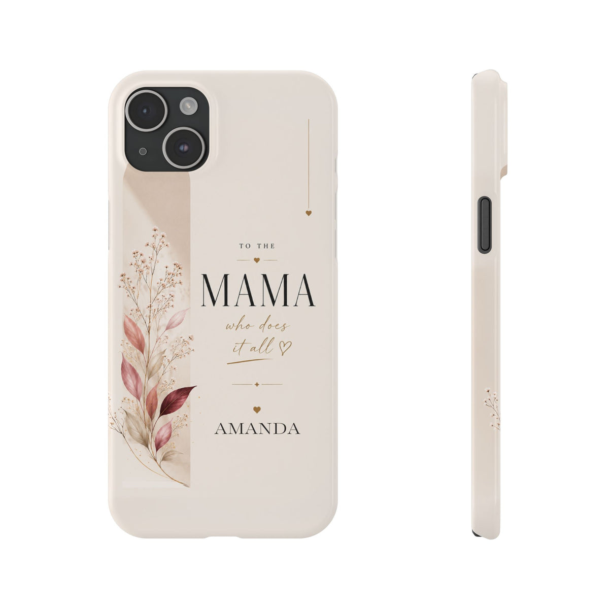 Personalized Mama Phone Case, Floral – view 10