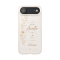 Personalized Auntie Custom Name Floral Slim Phone Case Gift for Aunt