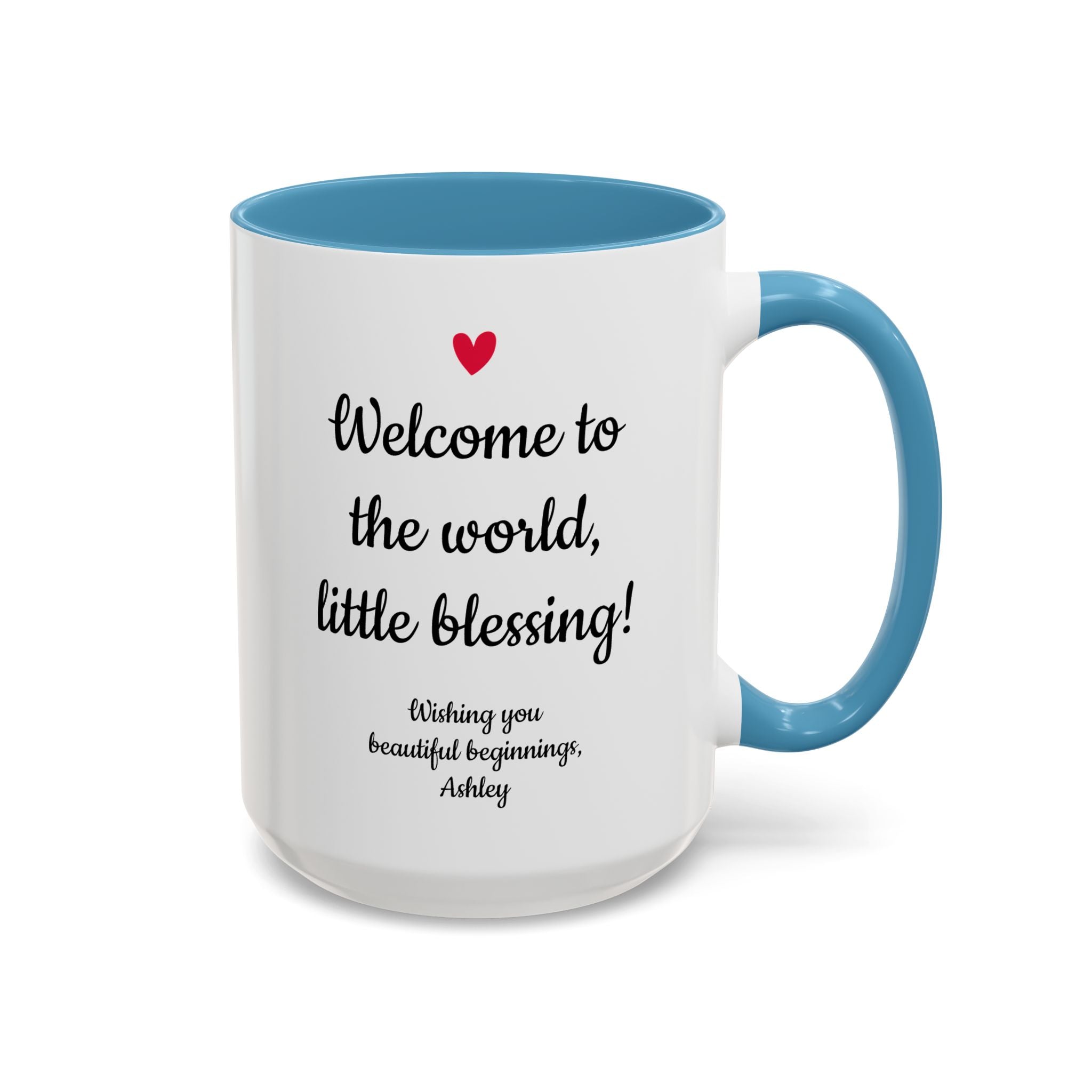 Personalized Newborn Baby Shower Gift Mug