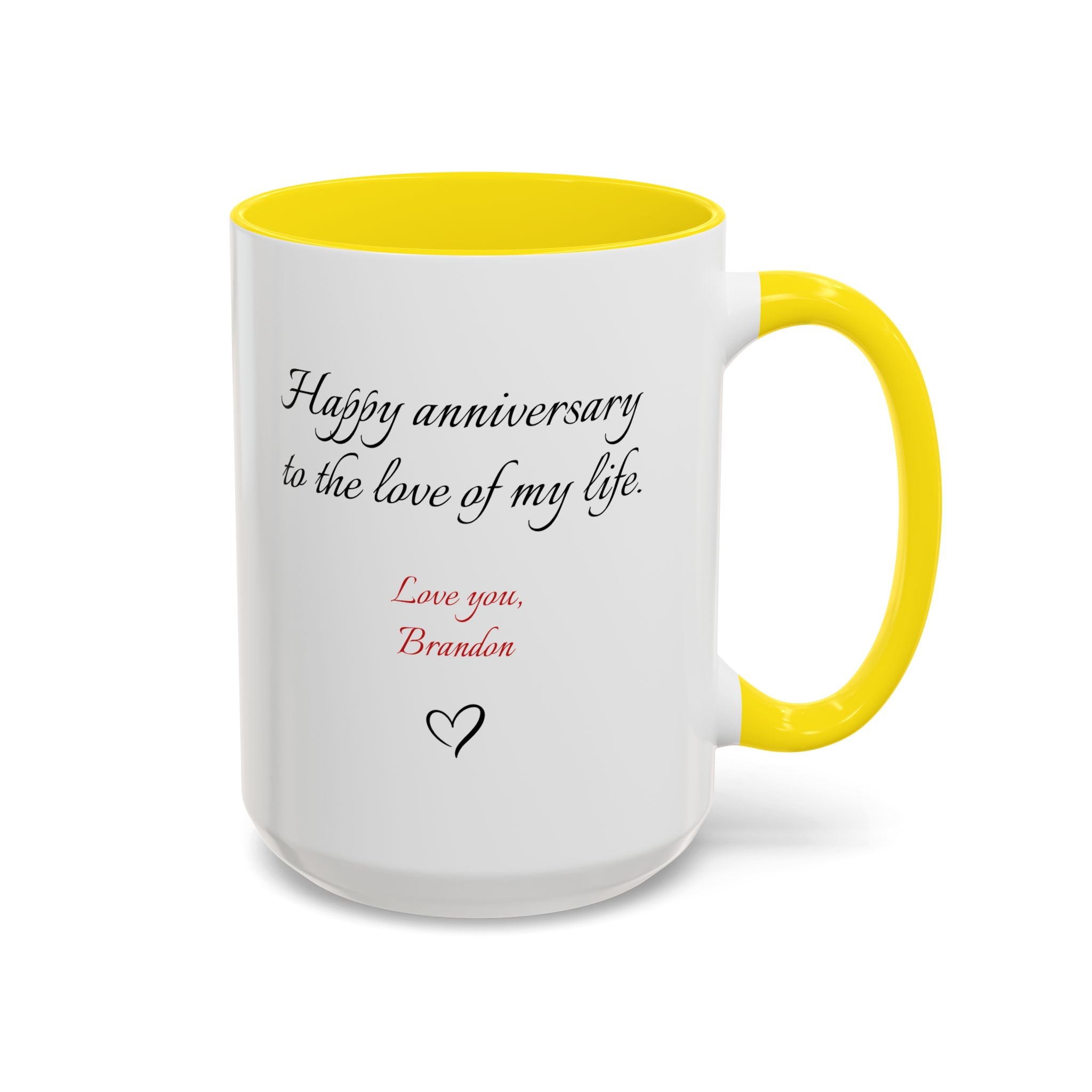 Personalized Anniversary Gift Mug