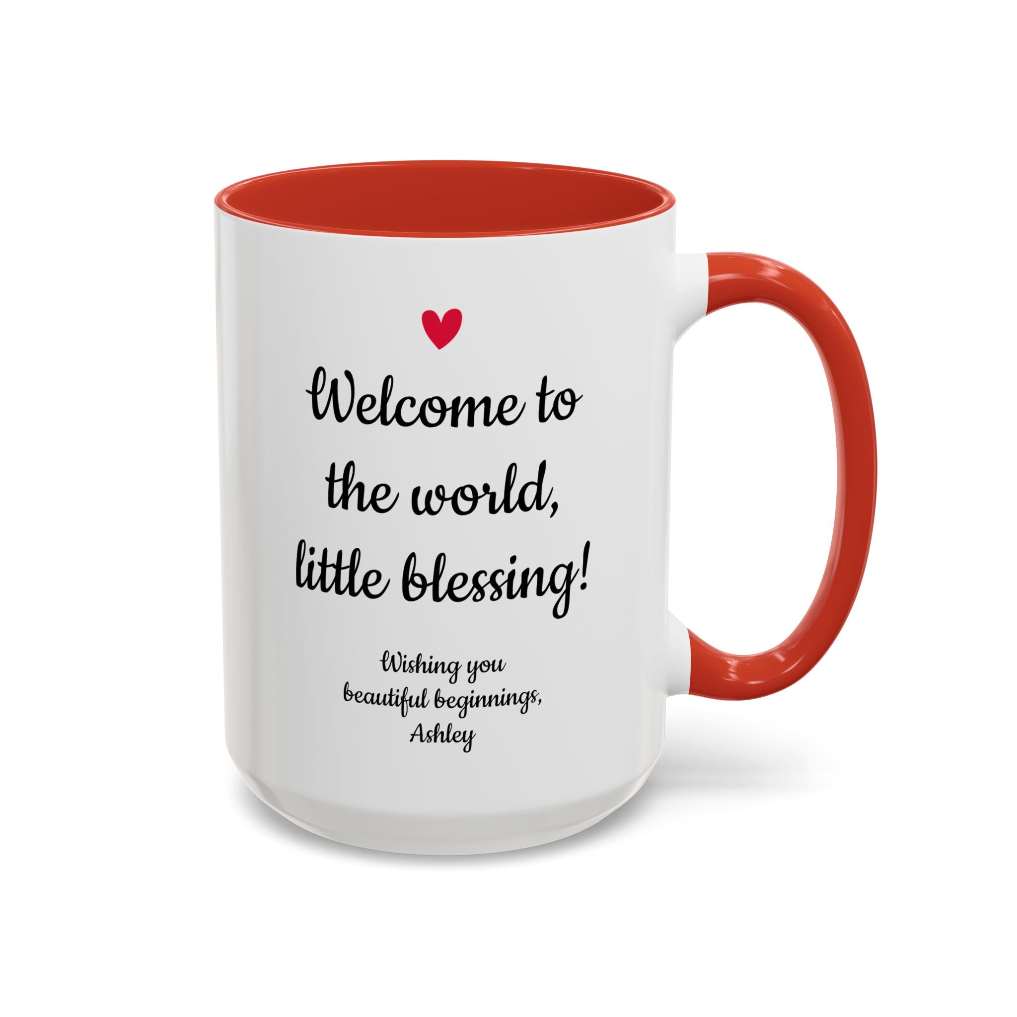 Personalized Newborn Baby Shower Gift Mug