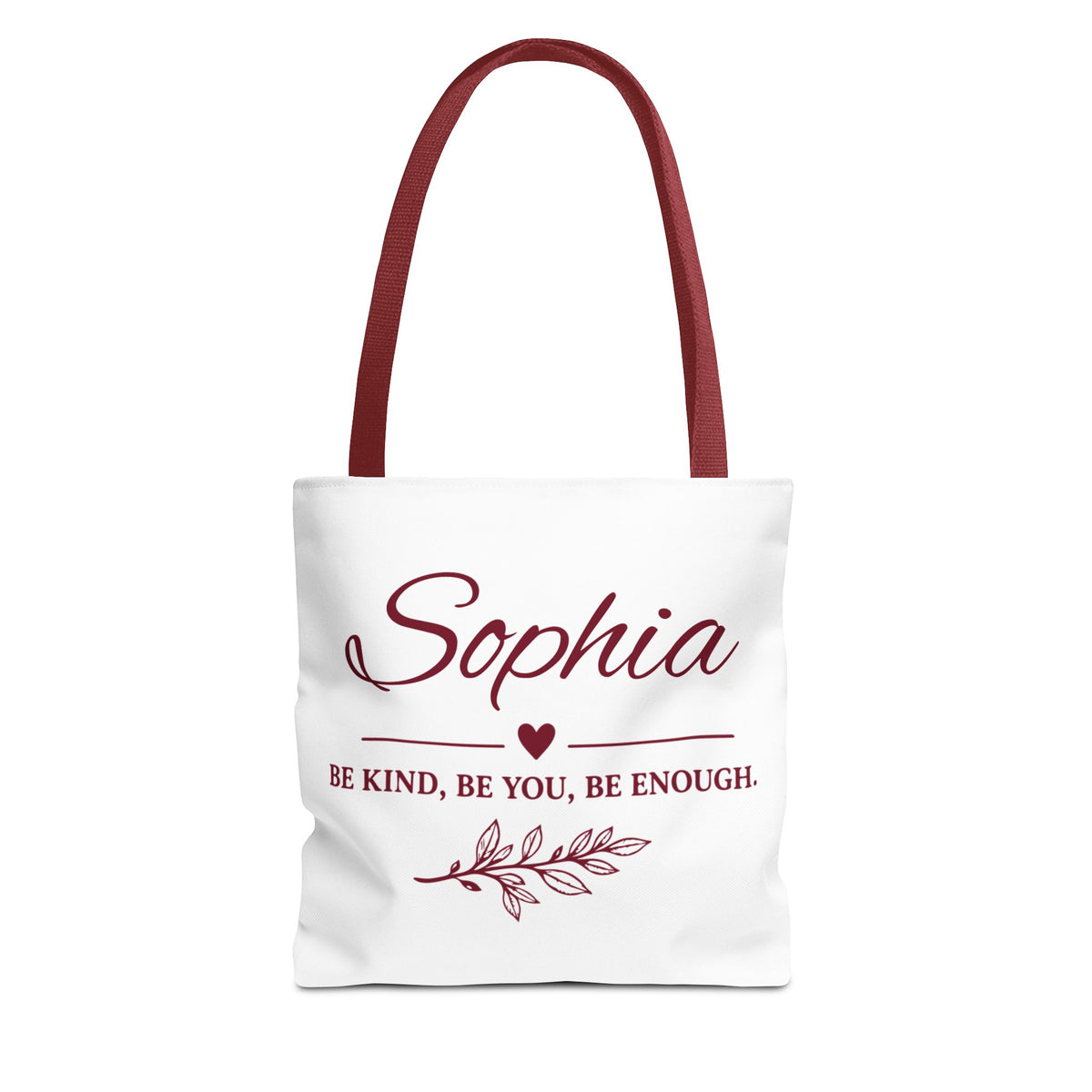 Personalized Name Tote Bag with Quote – view 4
