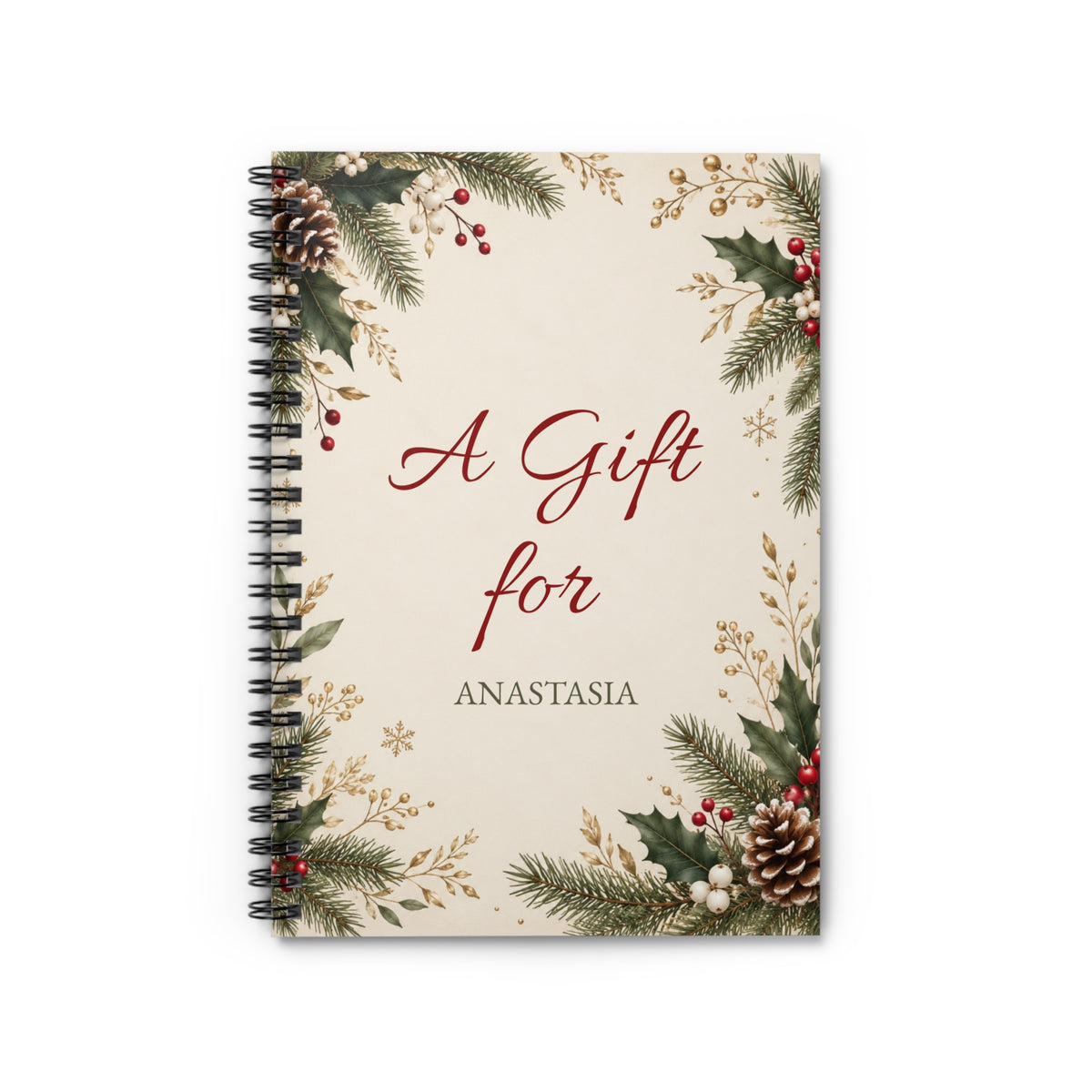 Best Friend Christmas Journal with Name