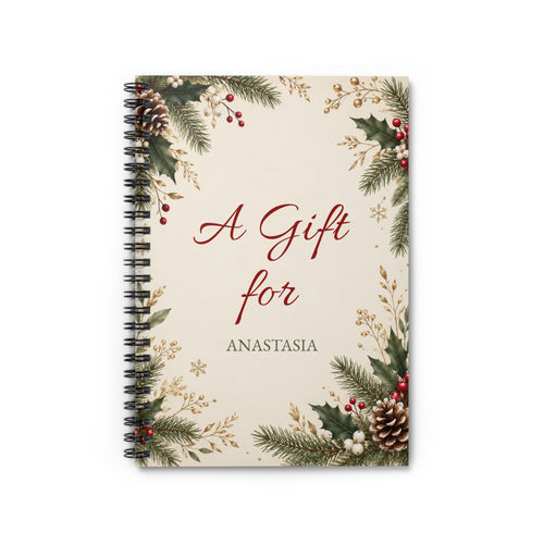 Best Friend Christmas Journal with Name