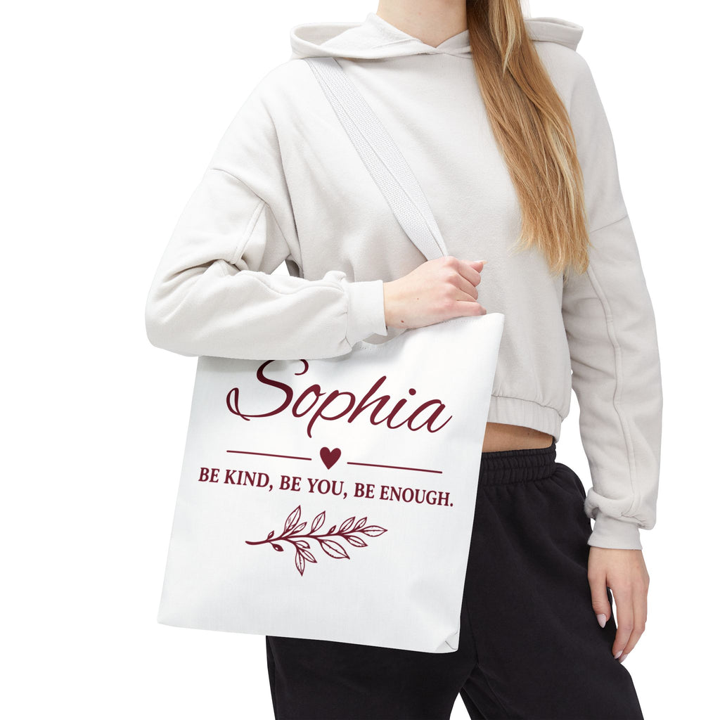 Personalized Name Quote Gift Tote Bag