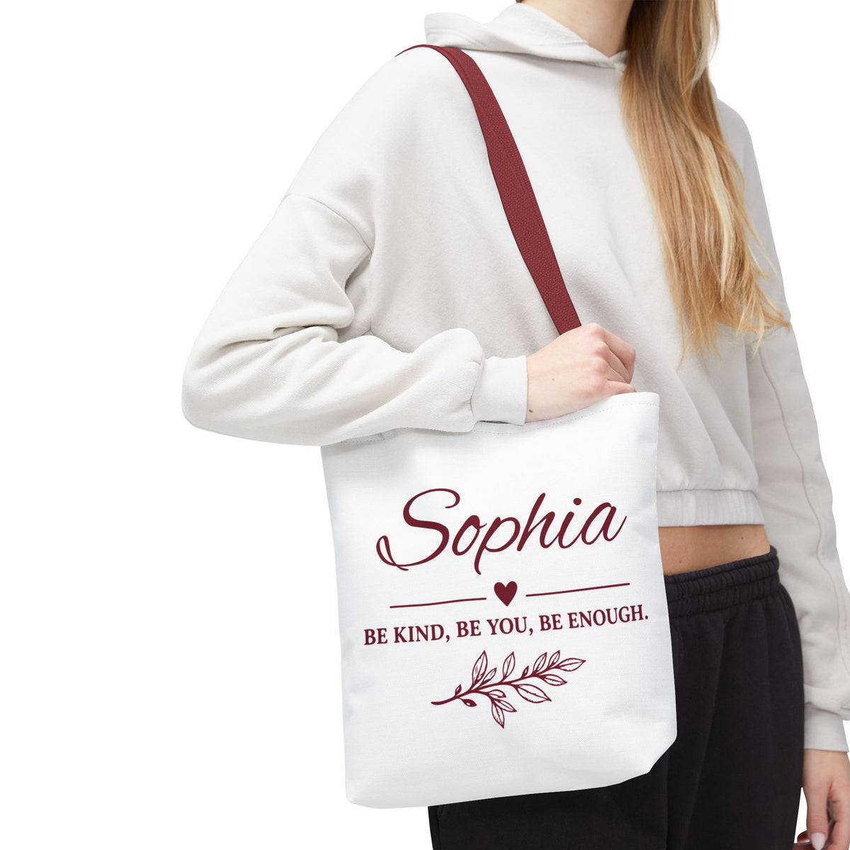 Personalized Name Quote Gift Tote Bag